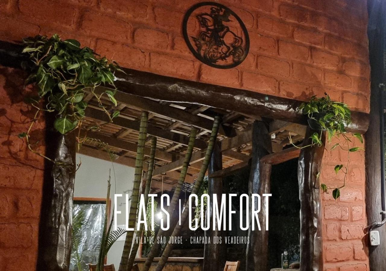Novidade Flats Comfort Na Vila De Sao Jorge - Chapada Dos Veadeiros Hotel Exterior photo