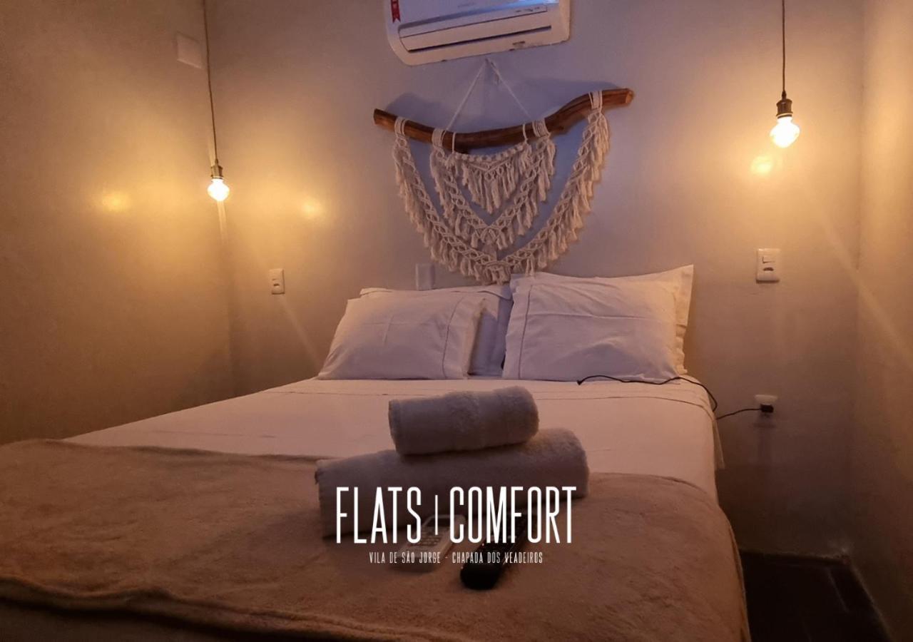 Novidade Flats Comfort Na Vila De Sao Jorge - Chapada Dos Veadeiros Hotel Exterior photo