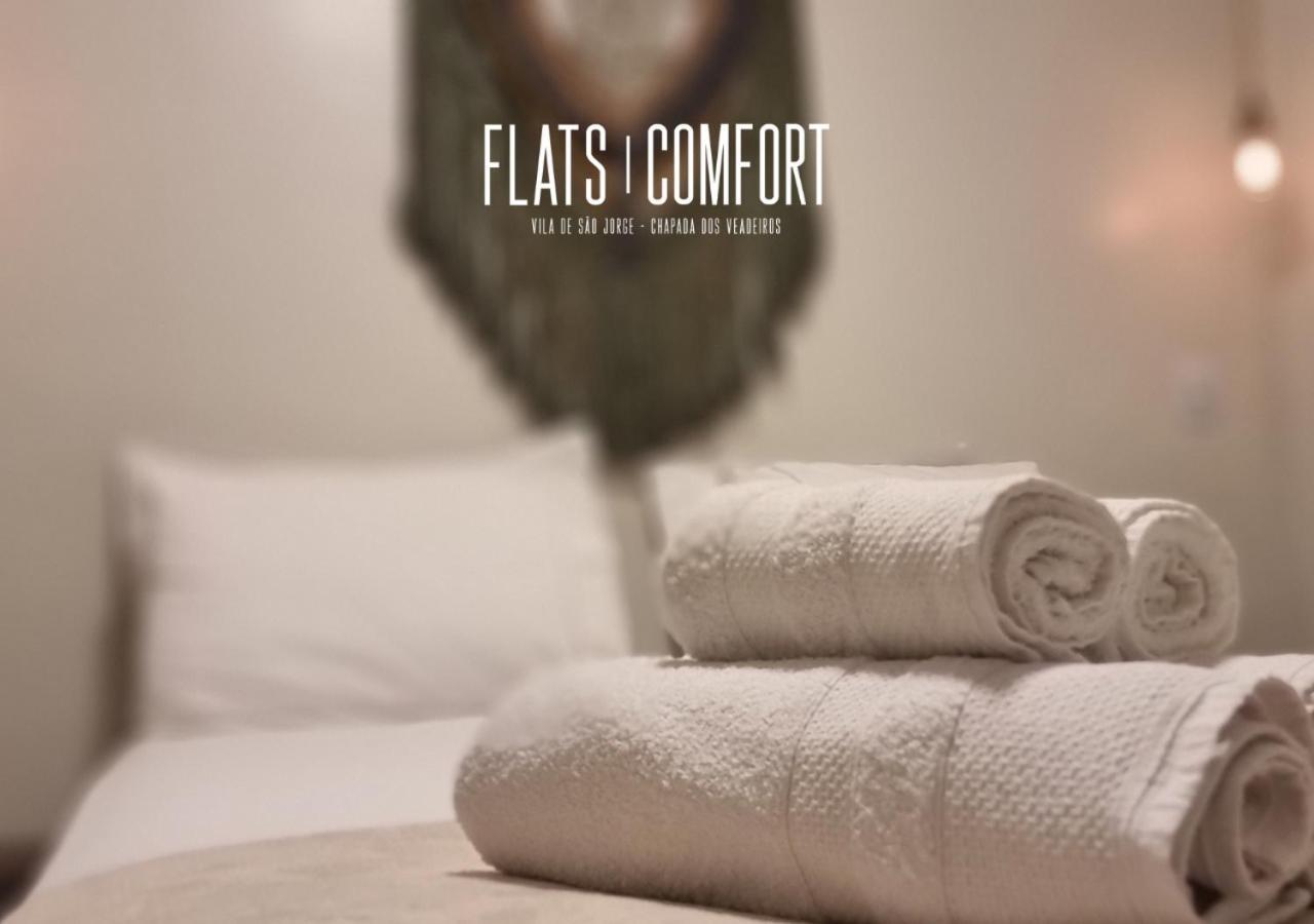 Novidade Flats Comfort Na Vila De Sao Jorge - Chapada Dos Veadeiros Hotel Exterior photo