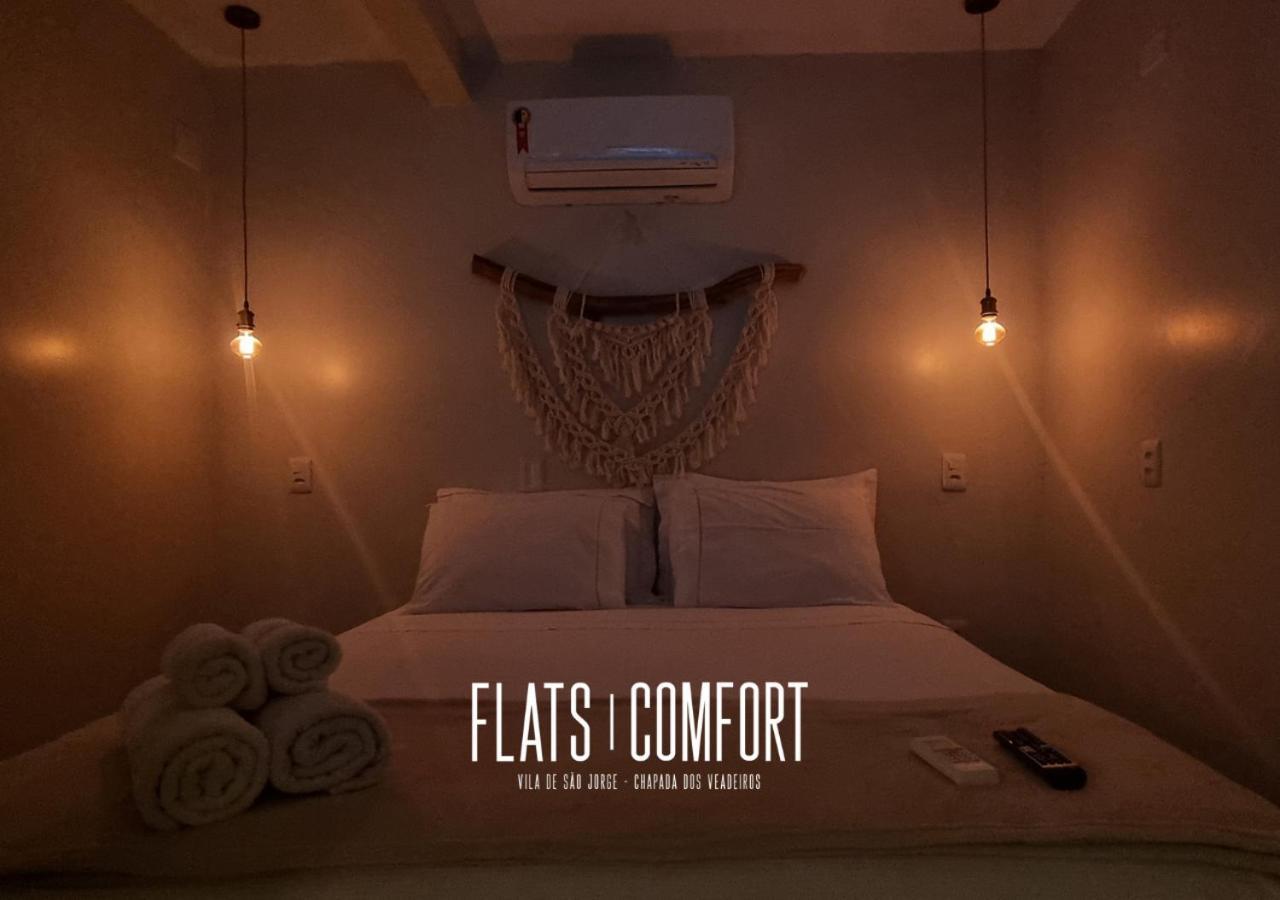 Novidade Flats Comfort Na Vila De Sao Jorge - Chapada Dos Veadeiros Hotel Exterior photo